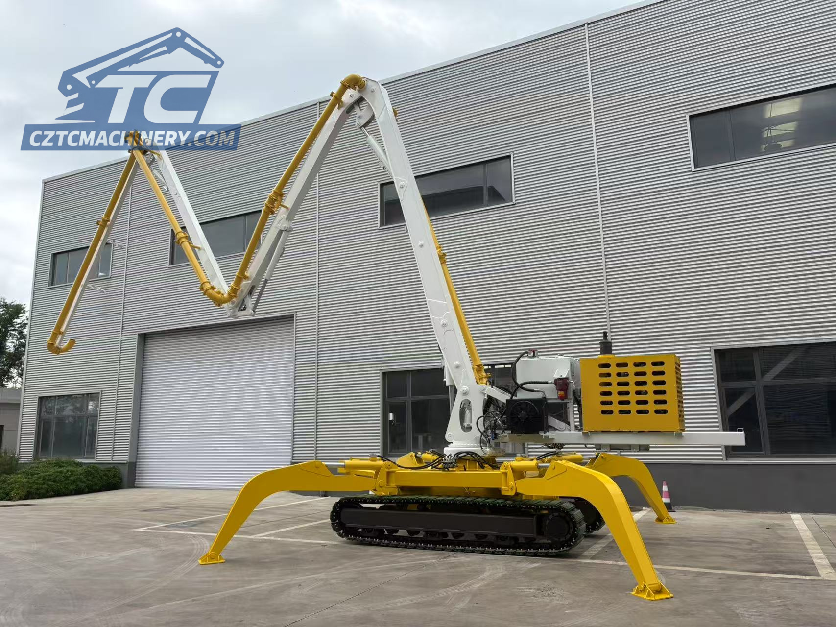 23-4 Crawler Concrete Placing Boom | HGL23 Mobile Hydraulic Distributor