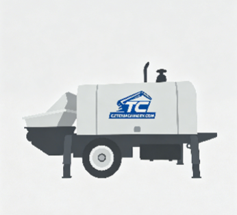 HBT40 Diesel Concrete Trailer Pump | 40m³/h Stationary Concrete Pump icon
